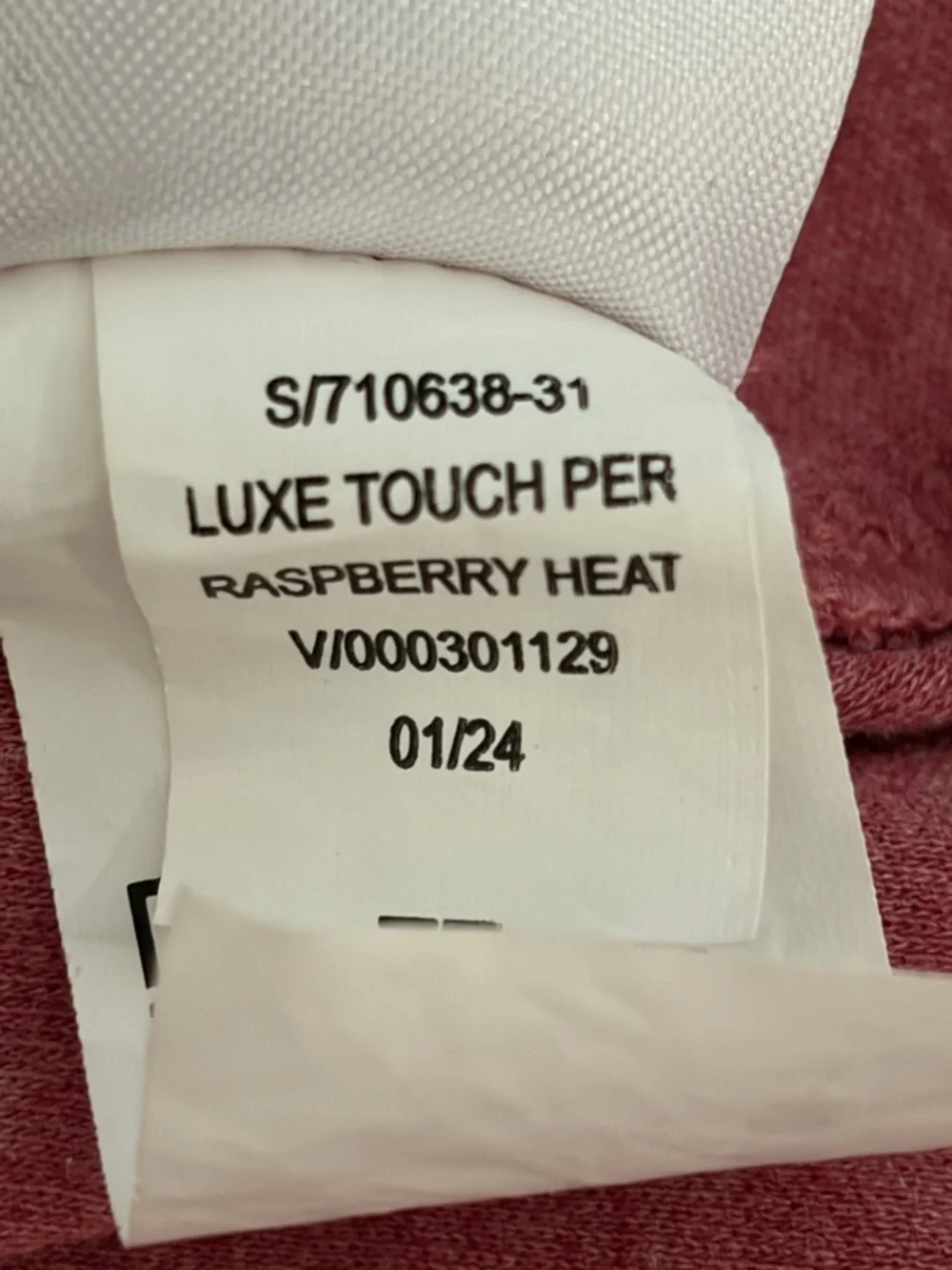 Banana Republic Luxe Touch Performance Polo - Raspberry Heat - Picture 5 of 5
